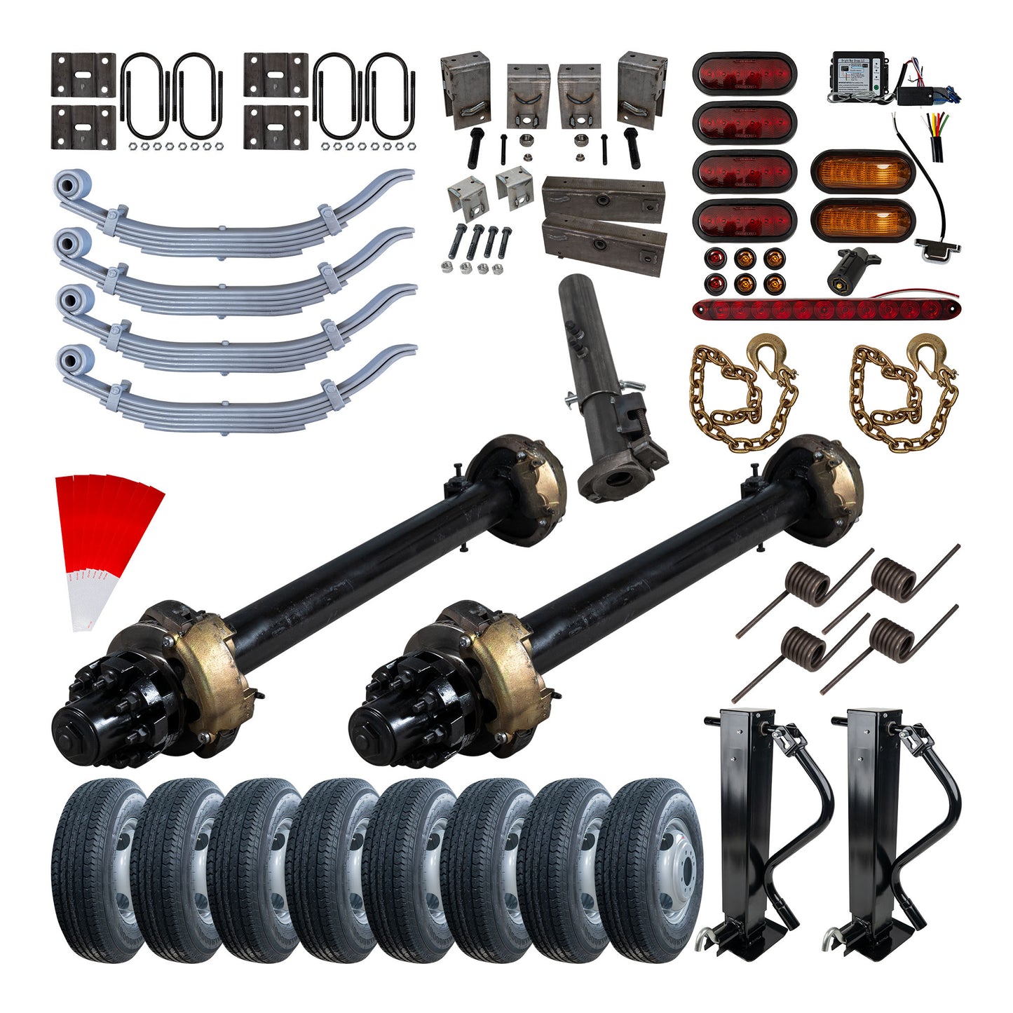 12,000 lb TK Tandem Axle Trailer Kit - Hydraulic Brake - 24K Capacity - (Original Series)