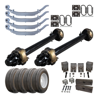 12,000 lb TK Tandem Axle Kit - Hydraulic Brake - 24K Capacity (Axle Series)