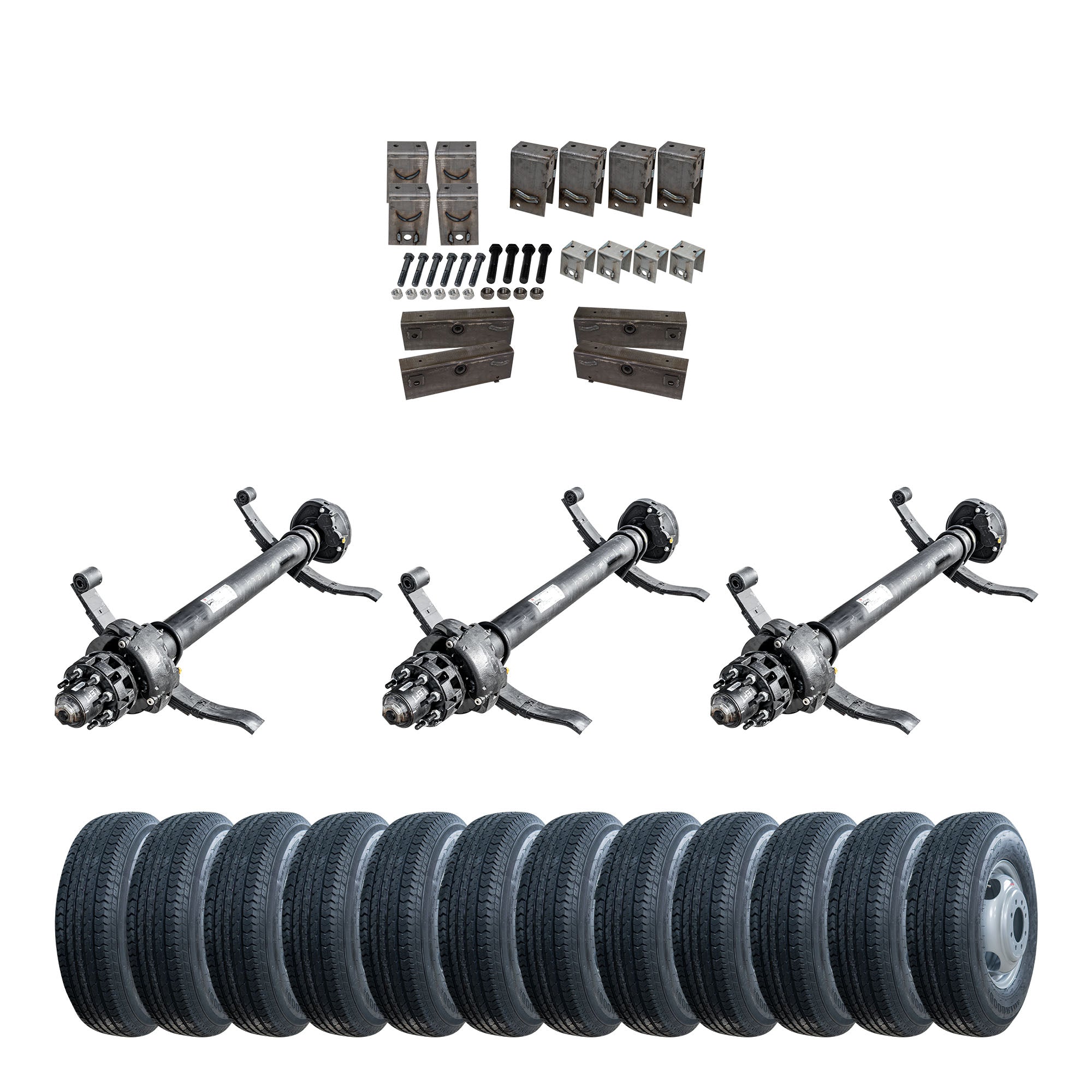 3500 lb Drop Trailer Axles