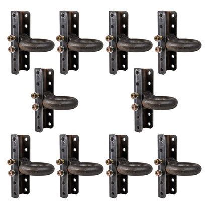 14K Forge Pintle Ring Trailer Coupler - 14000 lb Adjustable w/ channel - The Trailer Parts Outlet