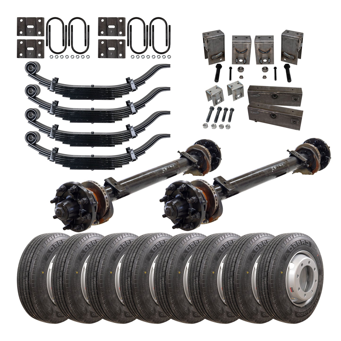 Kit de eje tándem TK de 15,000 lb - Capacidad de 30K (serie de eje) 