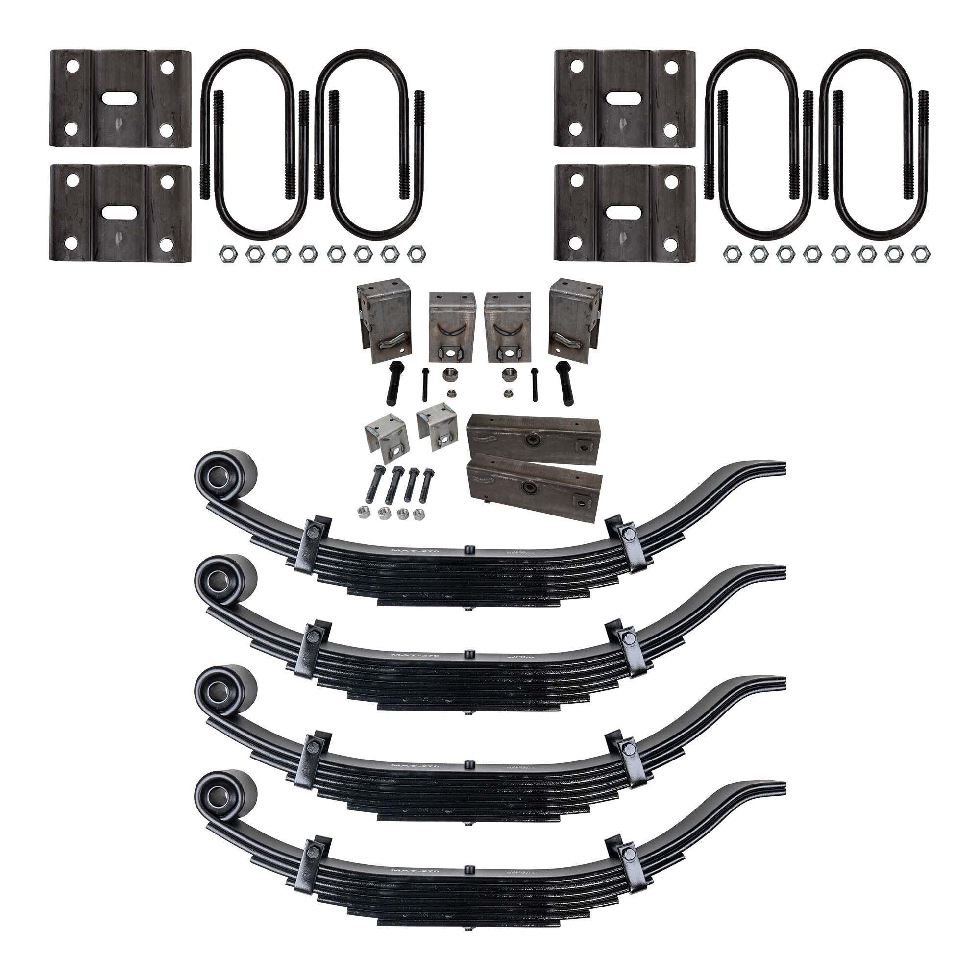 7 Leaf Slipper Spring & Axle Hanger | Trailer Parts Outlet