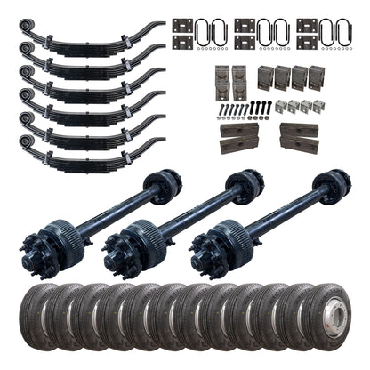 Kit de remolque de triple eje TK de 15,000 lb - Capacidad 45K (Serie original) 