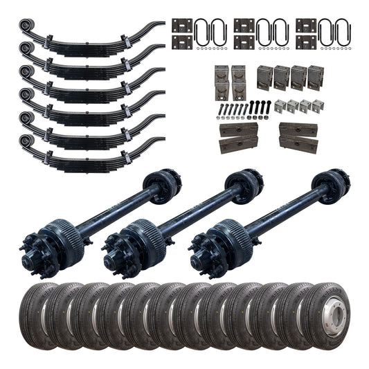 Kit de remolque de triple eje TK de 15,000 lb - Capacidad 45K (Serie original) 