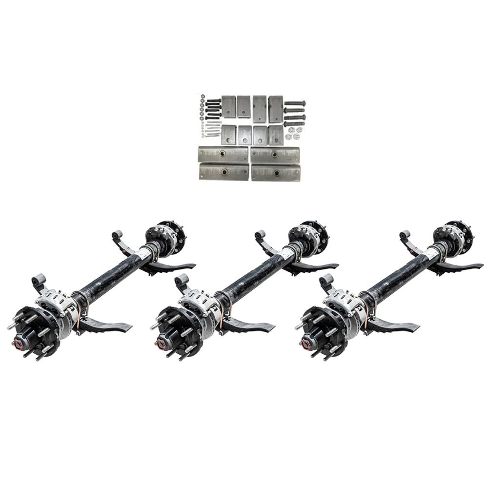 16,000 lb Lippert Triple TK Axle Hydraulic Kit - 48K Capacity