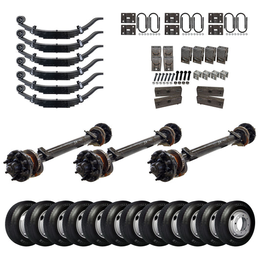 15,000 lb TK Triple Axle Trailer Kit - Hydraulic Brake - 45K Capacity (Original Series)