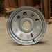 15" x 5" - 5x4.75 Lug Silver Mod Solid Steel Trailer Wheel - Single - Item Sold As Is