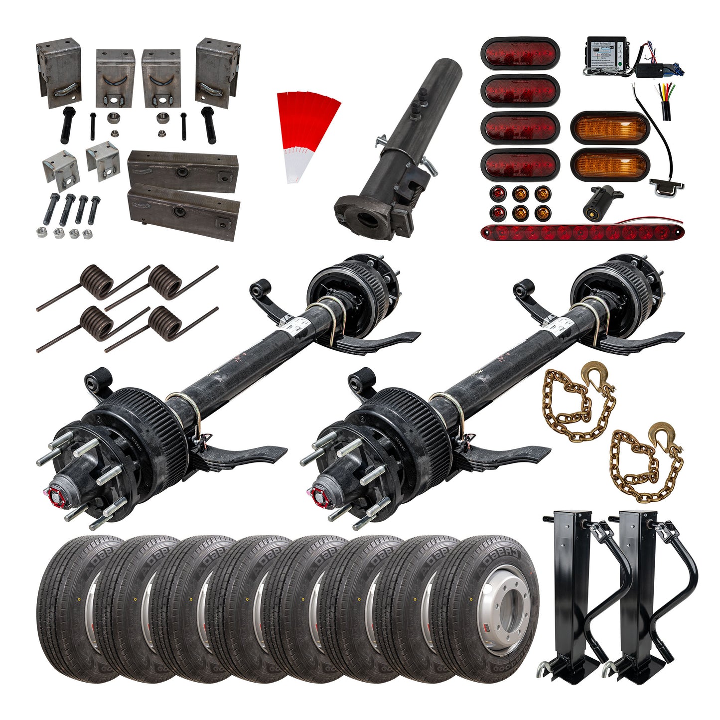 16,000 lb Lippert Tandem TK Axle Kit - 32K Capacity (Axle Series)