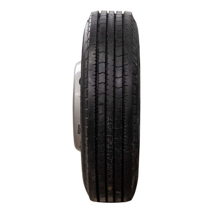 Goodride Neumático y rueda radial para remolque de 17,5" y 16 capas - ST 215/75R17.5 8x275 mm (plateado doble) 