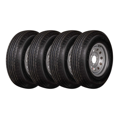 Goodride 16" 10 ply Radial Trailer Tire & Wheel - ST 235/80 R16 6 Lug (Silver Mod)