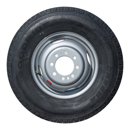 Goodride 16" 14 ply Radial Trailer Tire & Wheel - ST 235/80 R16 8 lug Dual