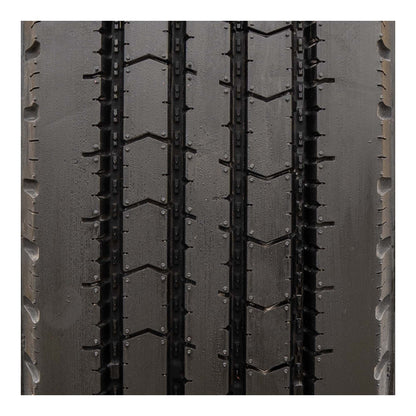 Goodride Neumático y rueda radial para remolque de 17,5" y 18 capas - ST 235/75R17.5 8 lengüetas (Super Single Silver Solid) 