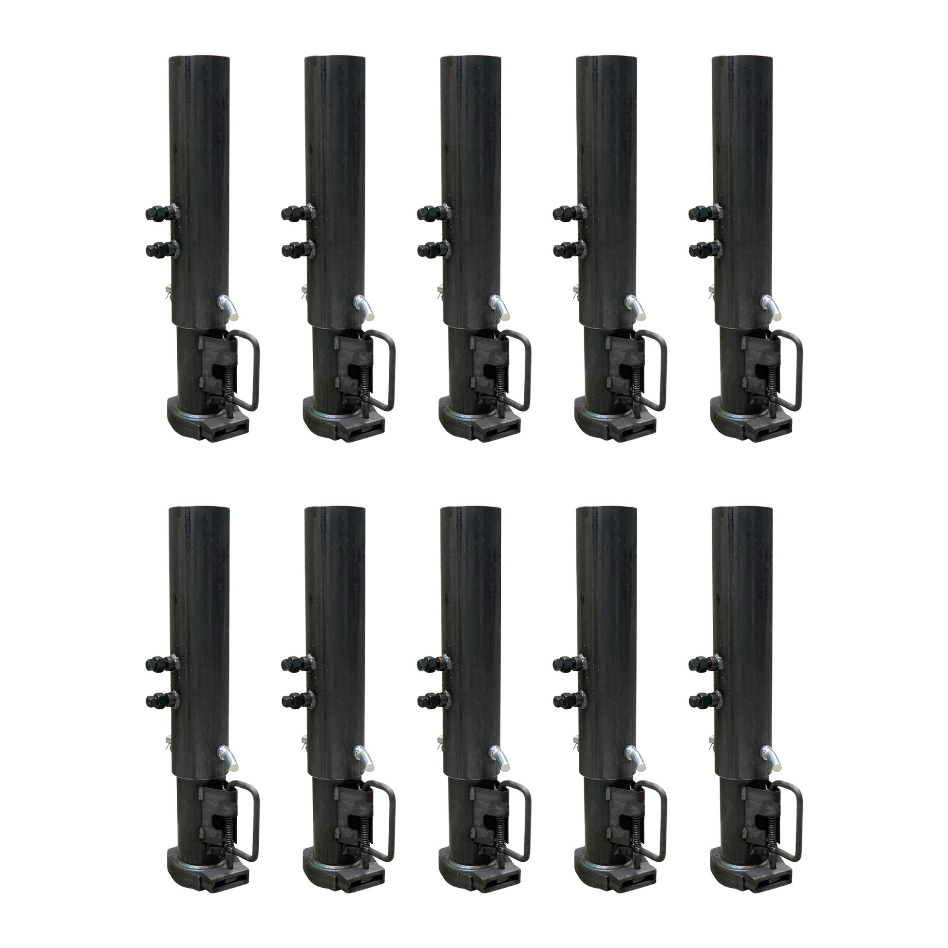 25k Gooseneck Trailer Coupler - 25000 lb Adjustable Round 2 5/16 - Bulk (10 pc)