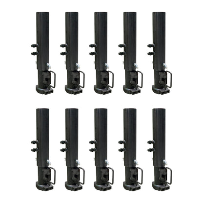 25k Gooseneck Trailer Coupler - 25000 lb Adjustable Round 2 5/16 - Bulk (10 pc)
