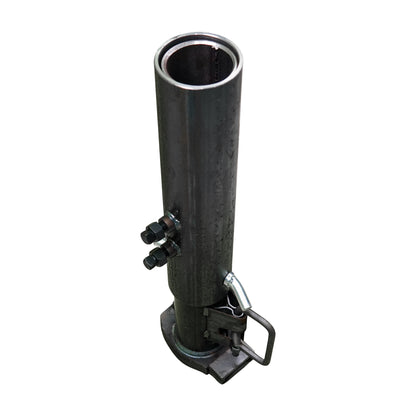 25k Gooseneck Trailer Coupler - 25000 lb Adjustable Round 2 5/16 - Top View