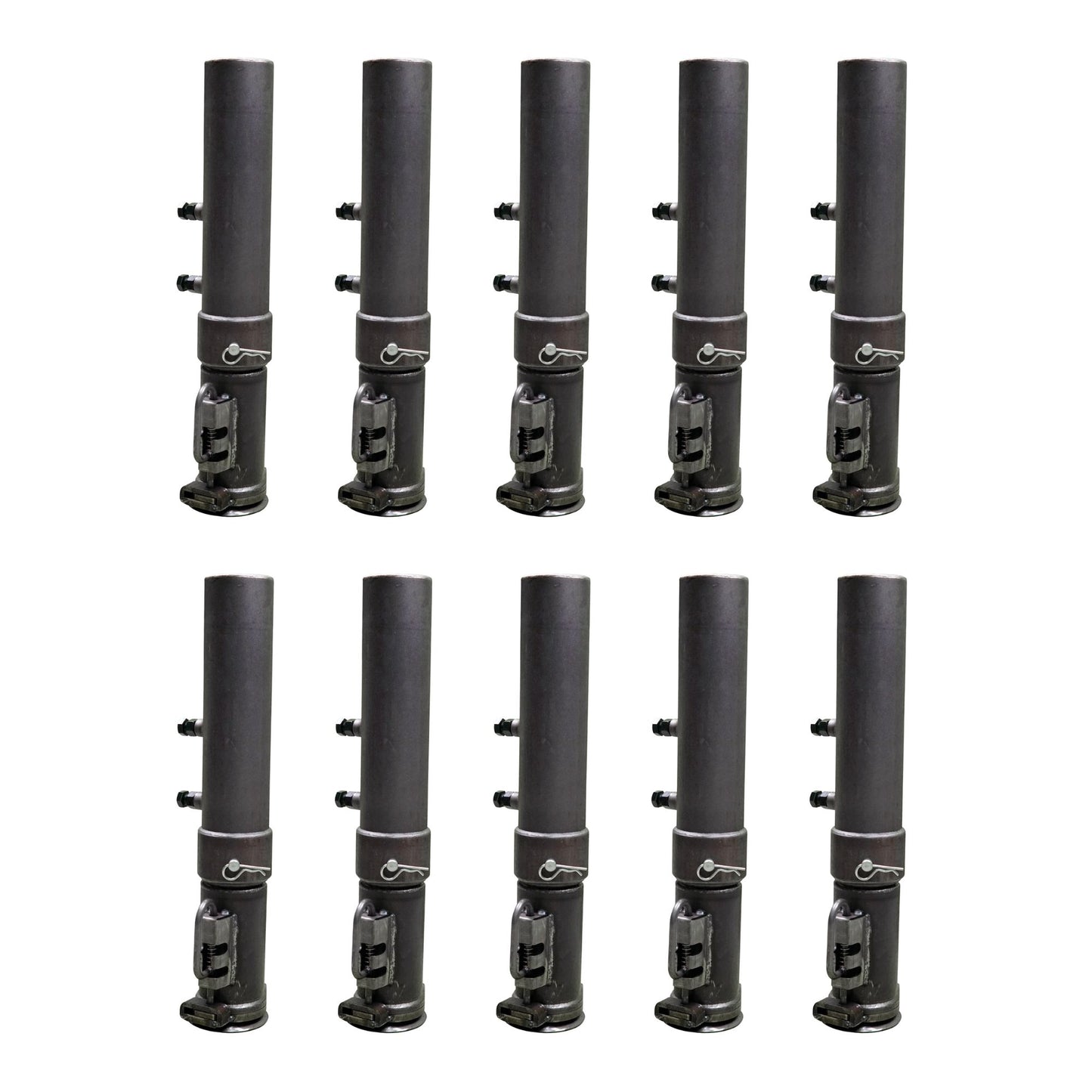 30k Gooseneck Trailer Coupler - 30000 lb Adjustable Round 2 5/16 - Bulk (10 pc)