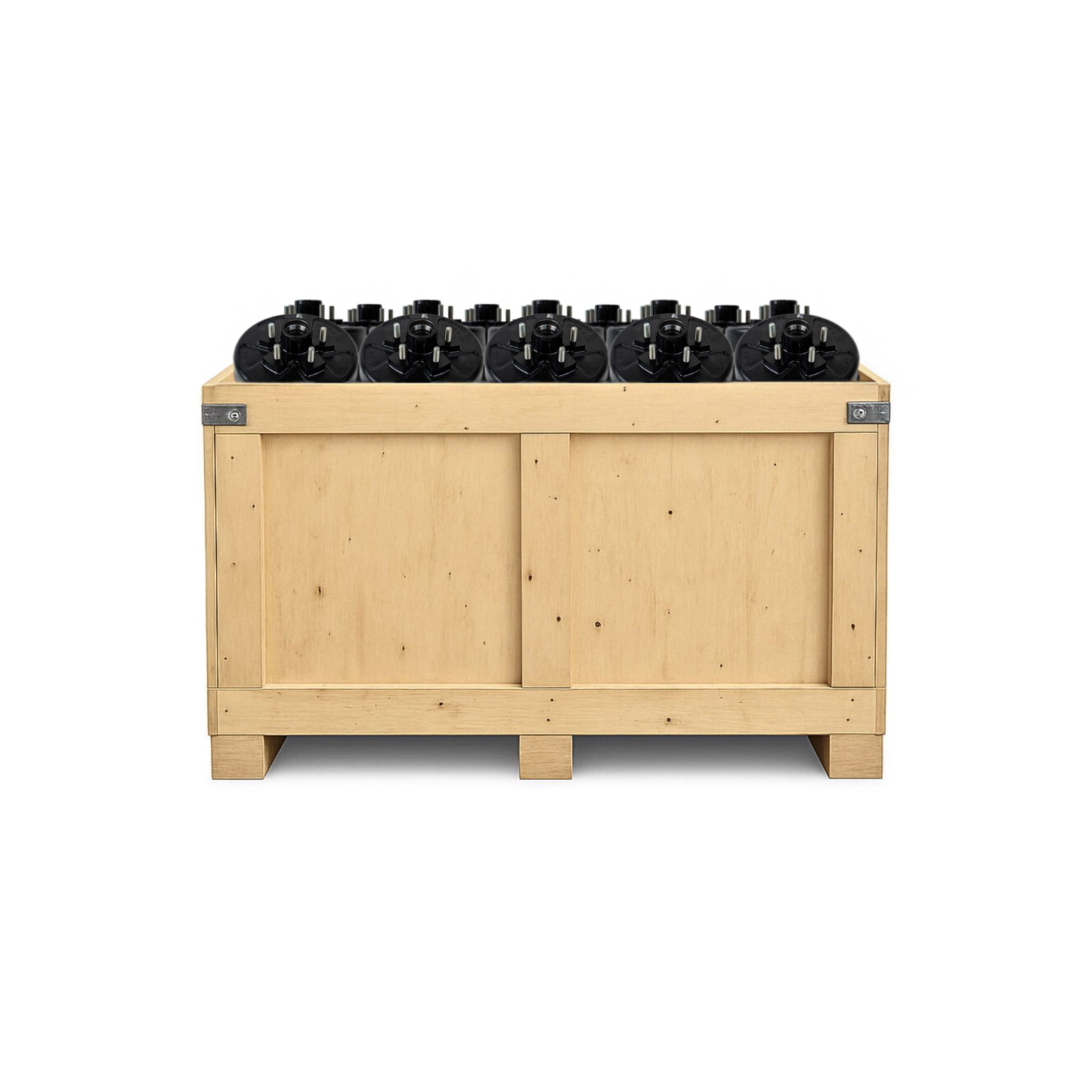 Crate of 3.5K Trailer Axle Hub and Drum - 5 Lug Bolt Pattern