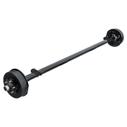 3.5k TK electric brake trailer axle 5x4.5 lug - Overslung