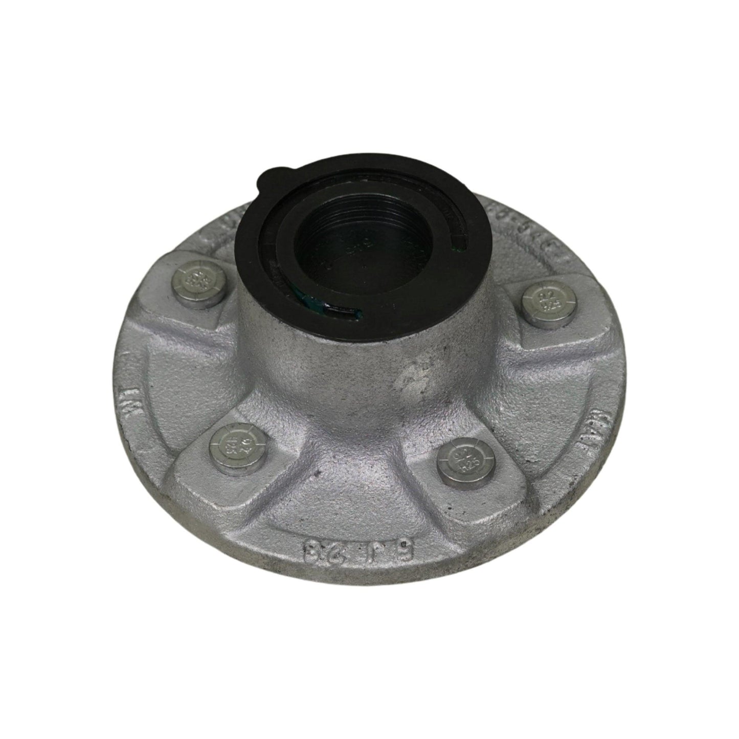 3500 lb Galvanized Trailer Axle Hub – Pre-Greased – 5 on 4.5" – Complete Hub Kit.