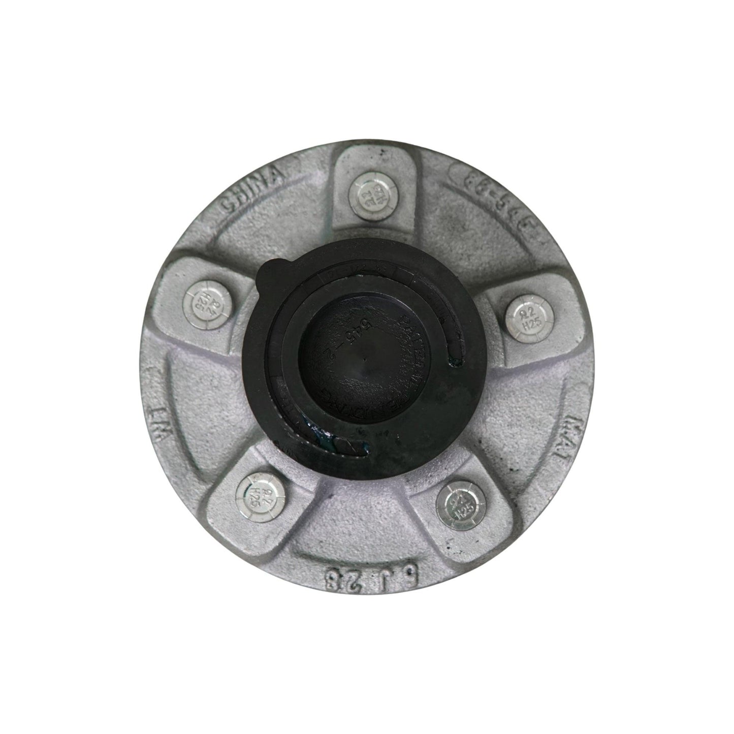 3500 lb Galvanized Trailer Axle Hub – Pre-Greased – 5 on 4.5" – Complete Hub Kit.