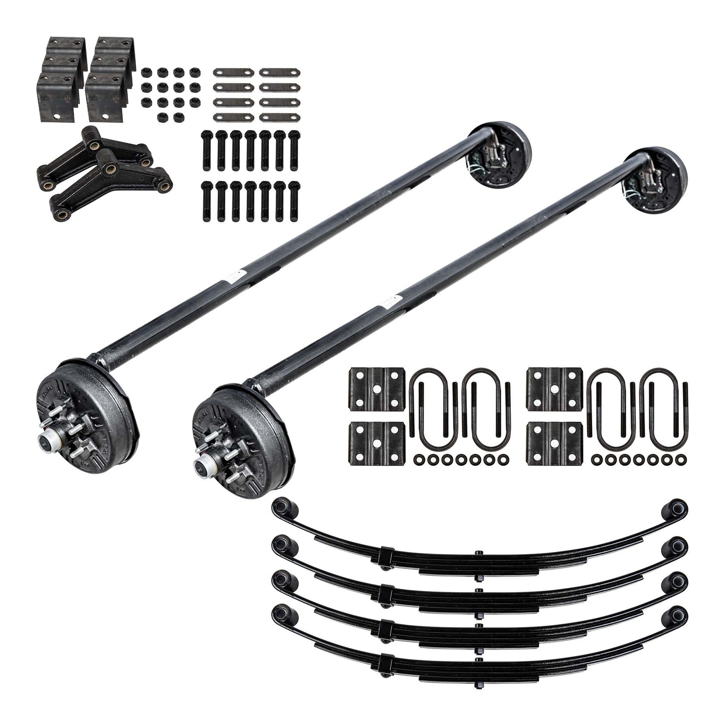 3.5k TK Heavy Duty Single Axle Kit - 3500 lb Capacity (Drop Axle Series)