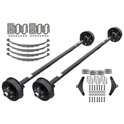 3500 lb TK Heavy Duty Single Axle Kit - 3.5K Capacity (Axle Series)