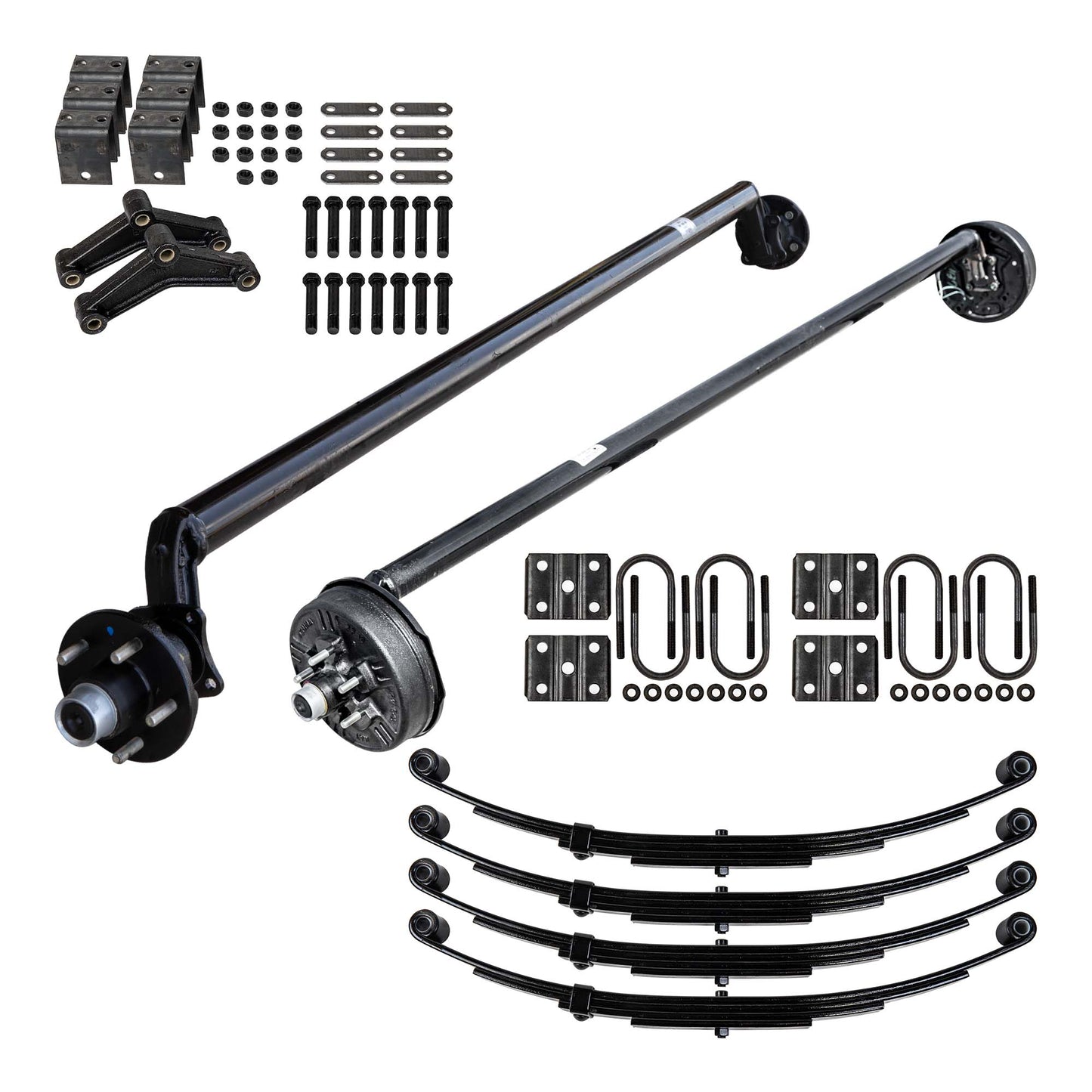 3.5k TK Light Duty Tandem Axle Kit - 7000 lb Capacity 5x4.5 (Drop Axle Series)