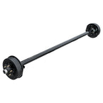 3.5k TK Electric Brake RV Trailer Axle - 3500 lb - 5x4.5 Lug - Underslung