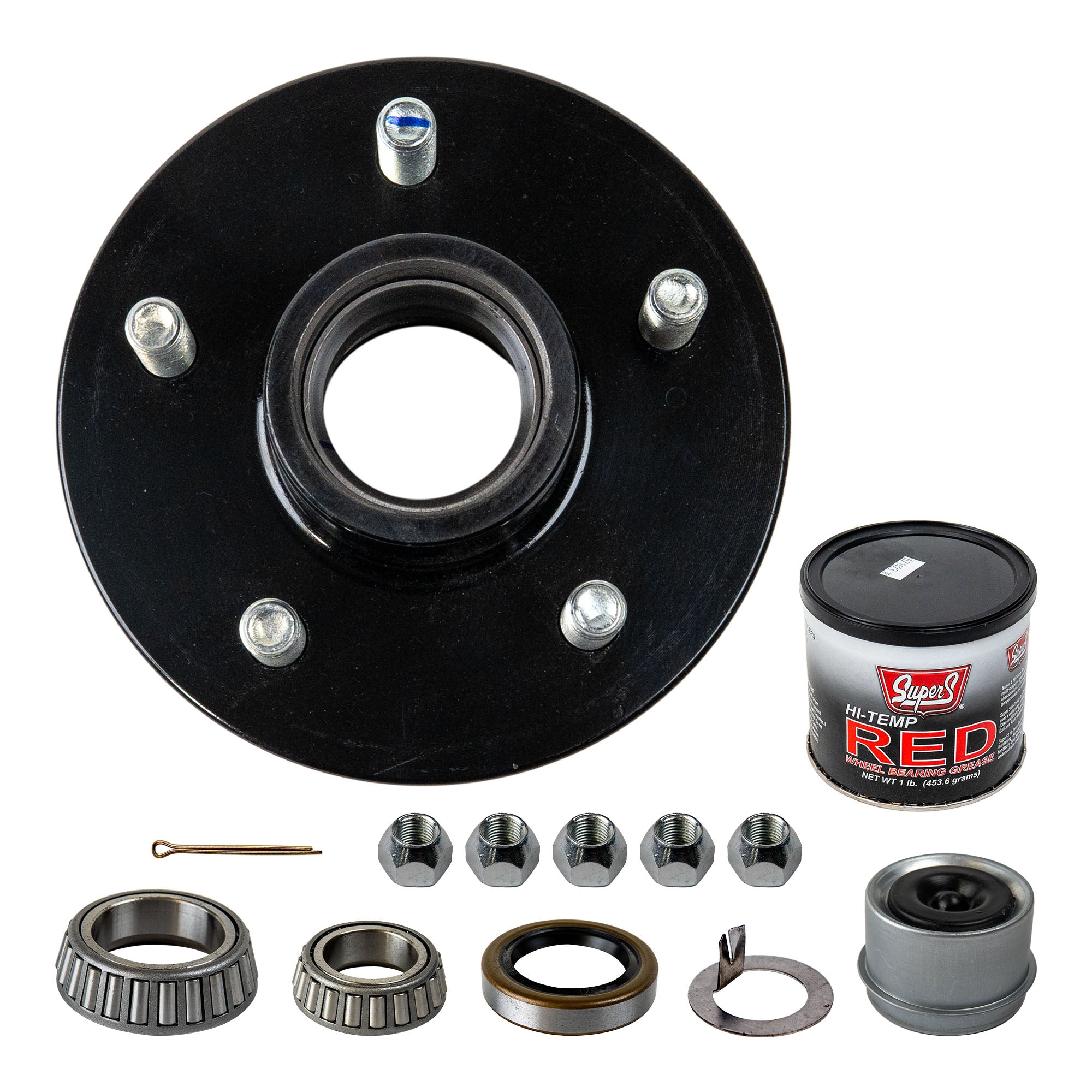 C.E. Smith Trailer Hub Kit - 1-3/8" X 1-1/16" Tapered - 5 X 4-1/2 - Foto 12