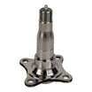 #84 Weld-On Spindle With Flange for 3500 lb Trailer Axles - 1 3/4" Diameter