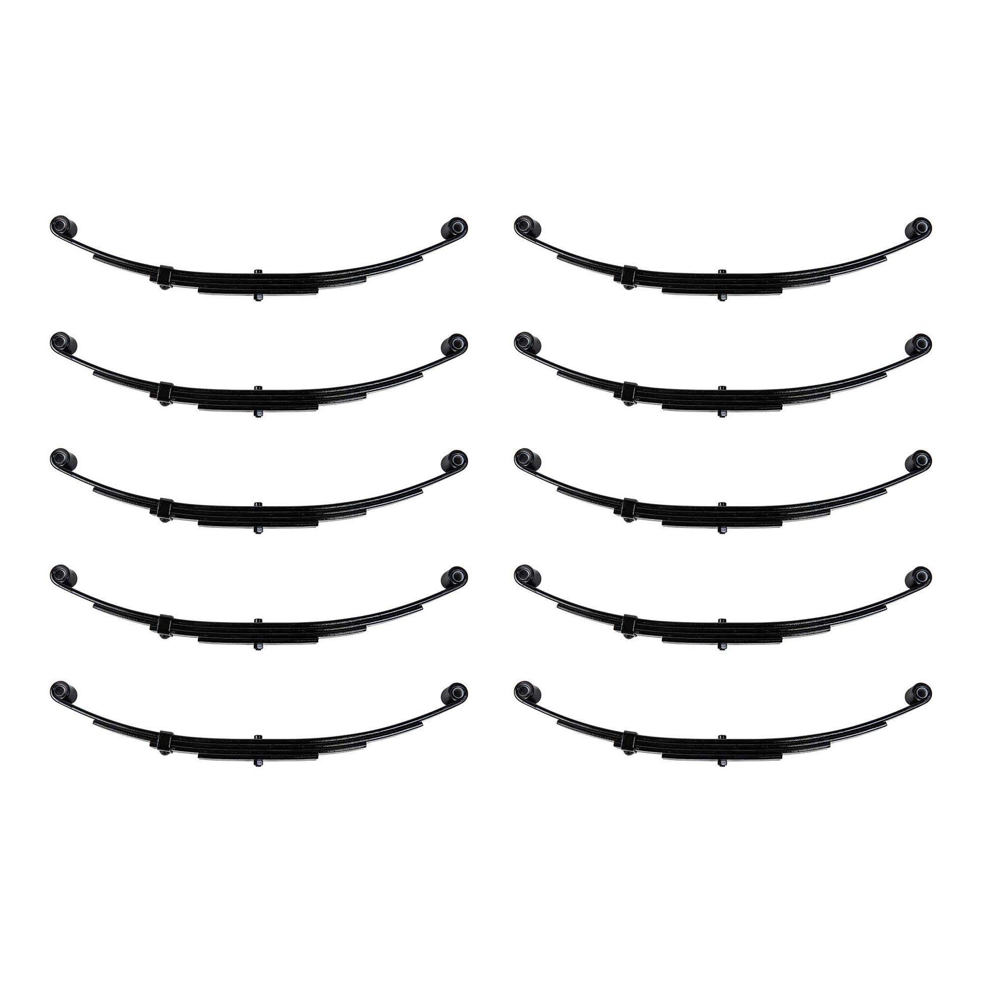 4 Leaf 25 1/4"x 1 3/4" Trailer Double  -Eye Spring for 3500 lb Axles - Pack of 10