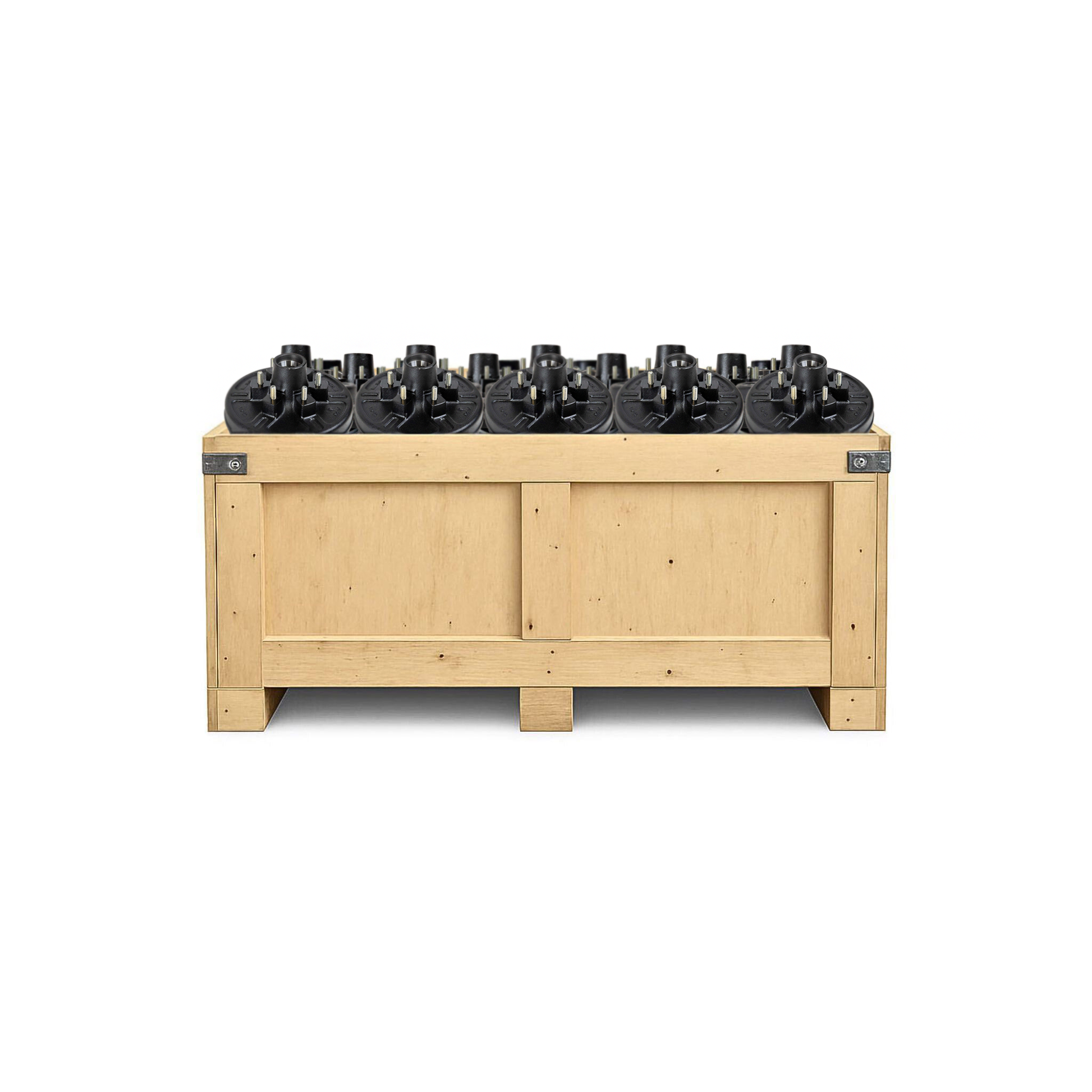 6000 lb Half Crate Trailer Axle Hub and Drum - 6 Lug Bolt Pattern