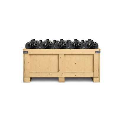 6000 lb Half Crate Trailer Axle Hub and Drum - 6 Lug Bolt Pattern