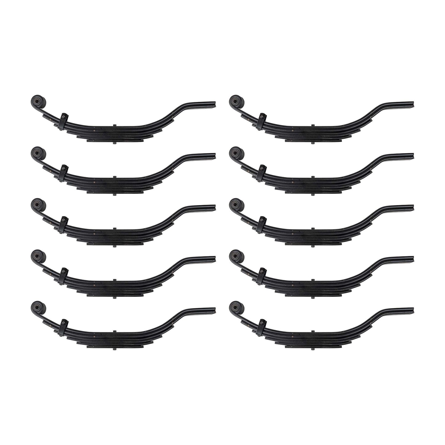 6 Leaf 30" x 2" Wide Trailer Heavy Duty Slipper Spring for 9000 lb Axles - The Trailer Parts Outlet
