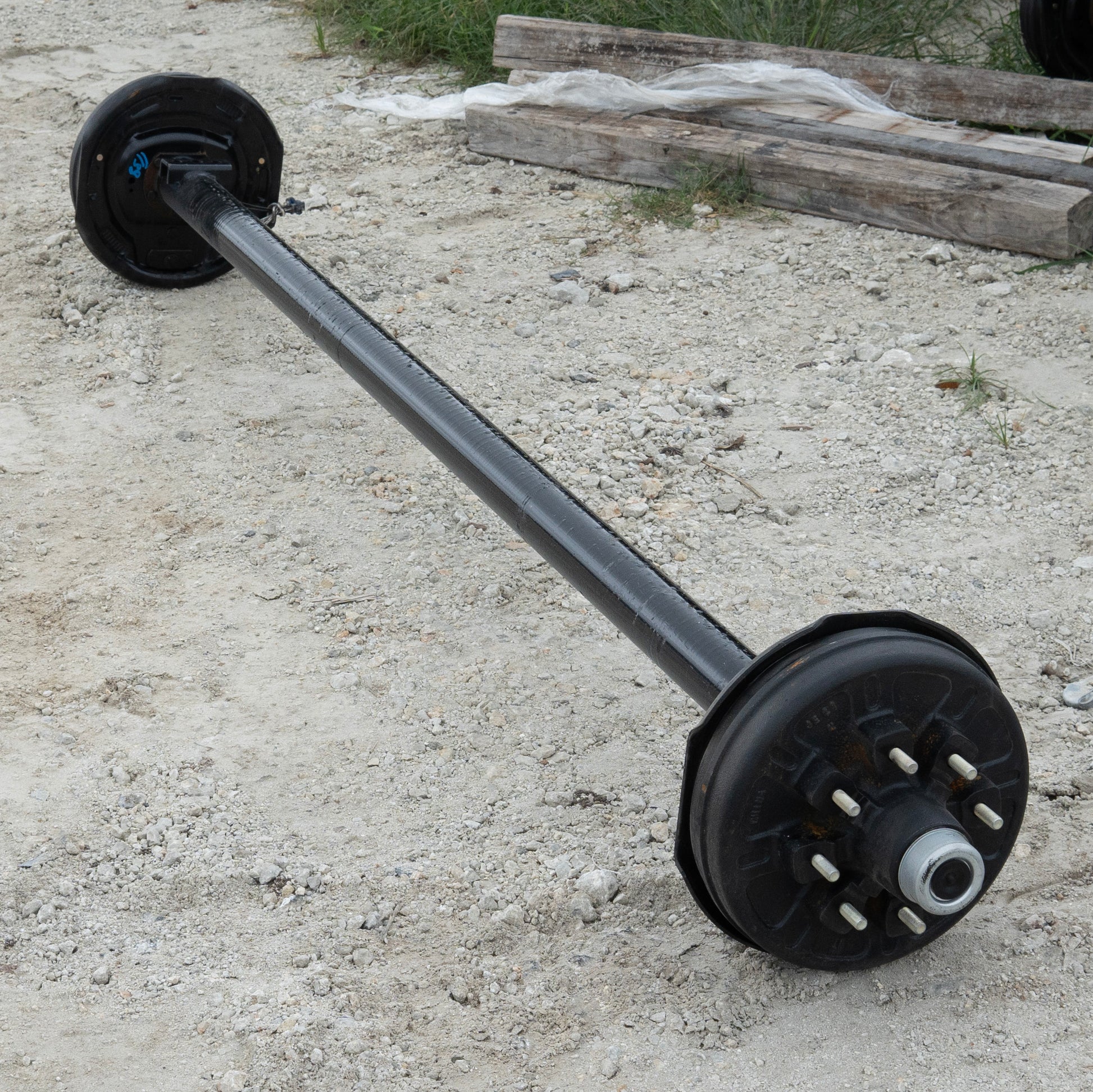 7k TK Trailer Axle - 7000 lb Electric Brake Axle 8 lug 9/16" Studs - Items Sold As Is - The Trailer Parts Outlet