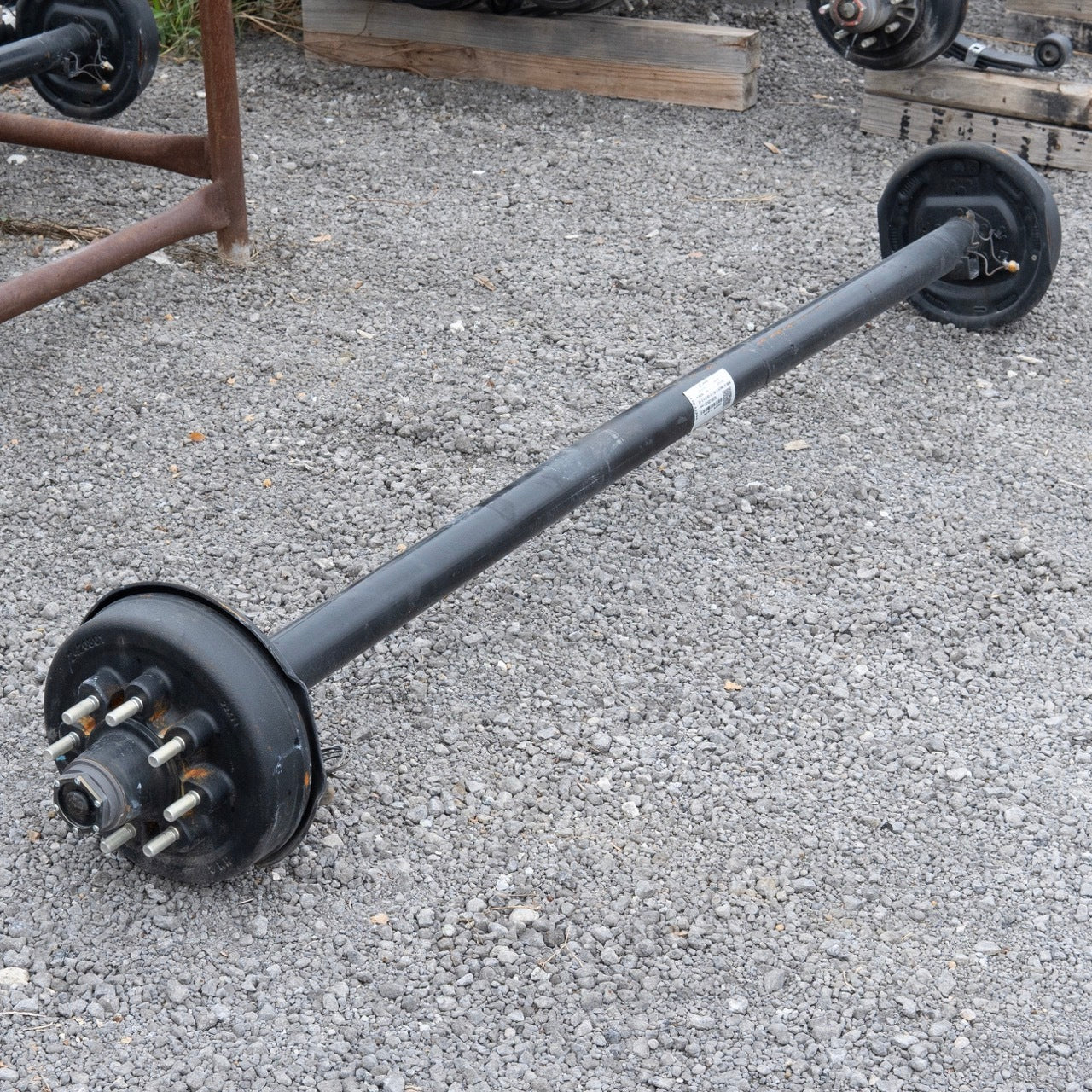 8k Lippert Hybrid Trailer Axle - 8000 lb Electric Brake 8 lug (12" x 2" Brake - 3" Tube) 95/80 - Items Sold As Is - The Trailer Parts Outlet