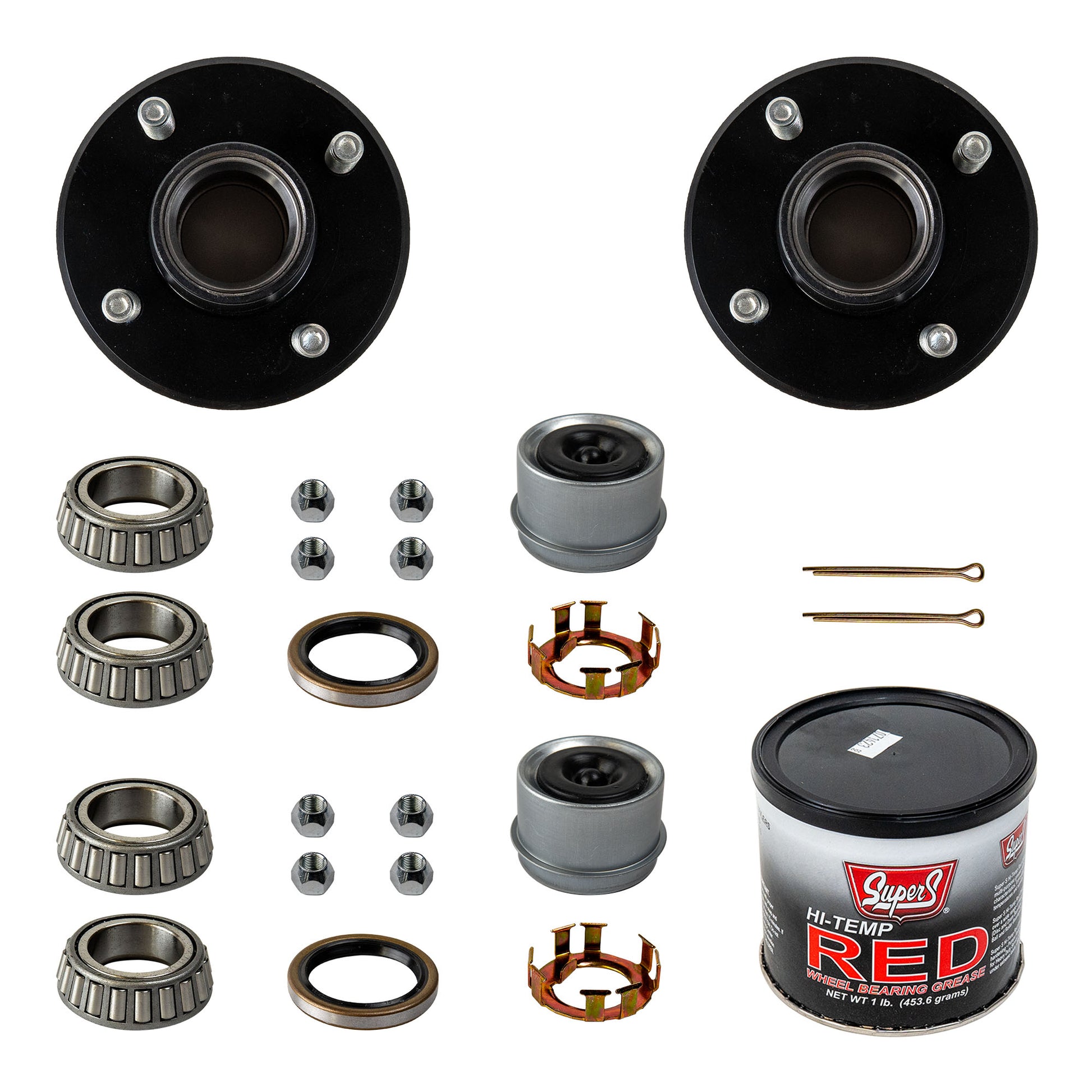 2k Trailer Axle Hub - 4 or 5 Lug - The Trailer Parts Outlet