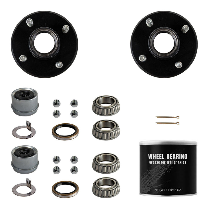 2000 lb Idler Trailer Axle Service Kit - 2k Capacity