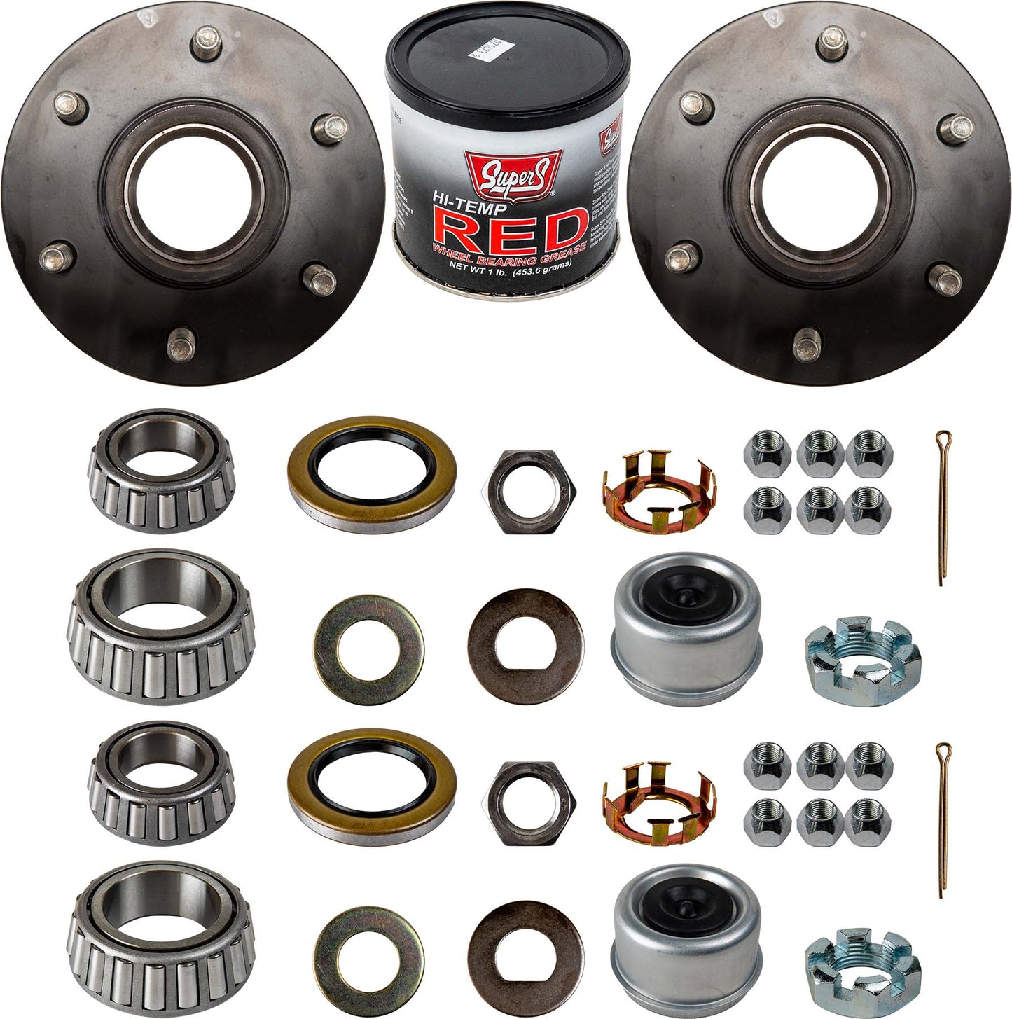 6k Trailer Axle Hub - 6 Lug - The Trailer Parts Outlet