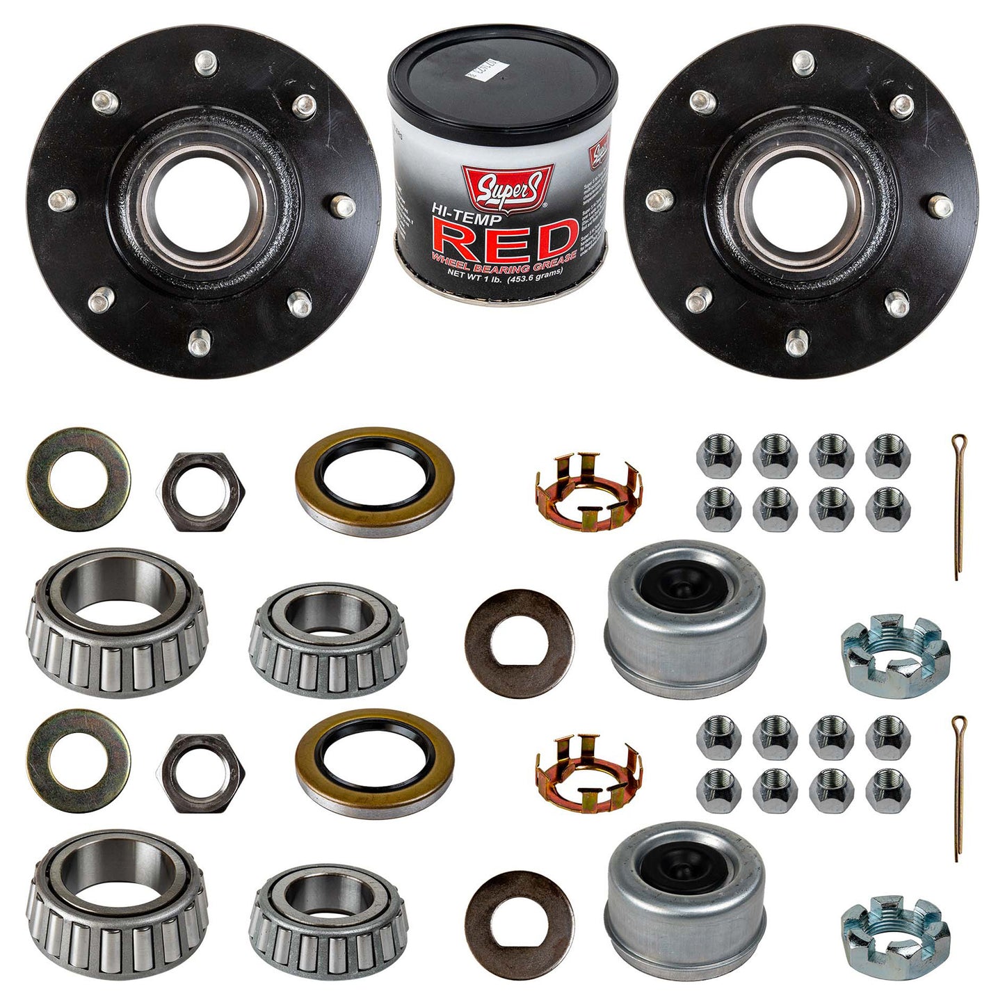 7000 lb Trailer Idler Axle TK Service Kit - 7k Capacity - The Trailer Parts Outlet