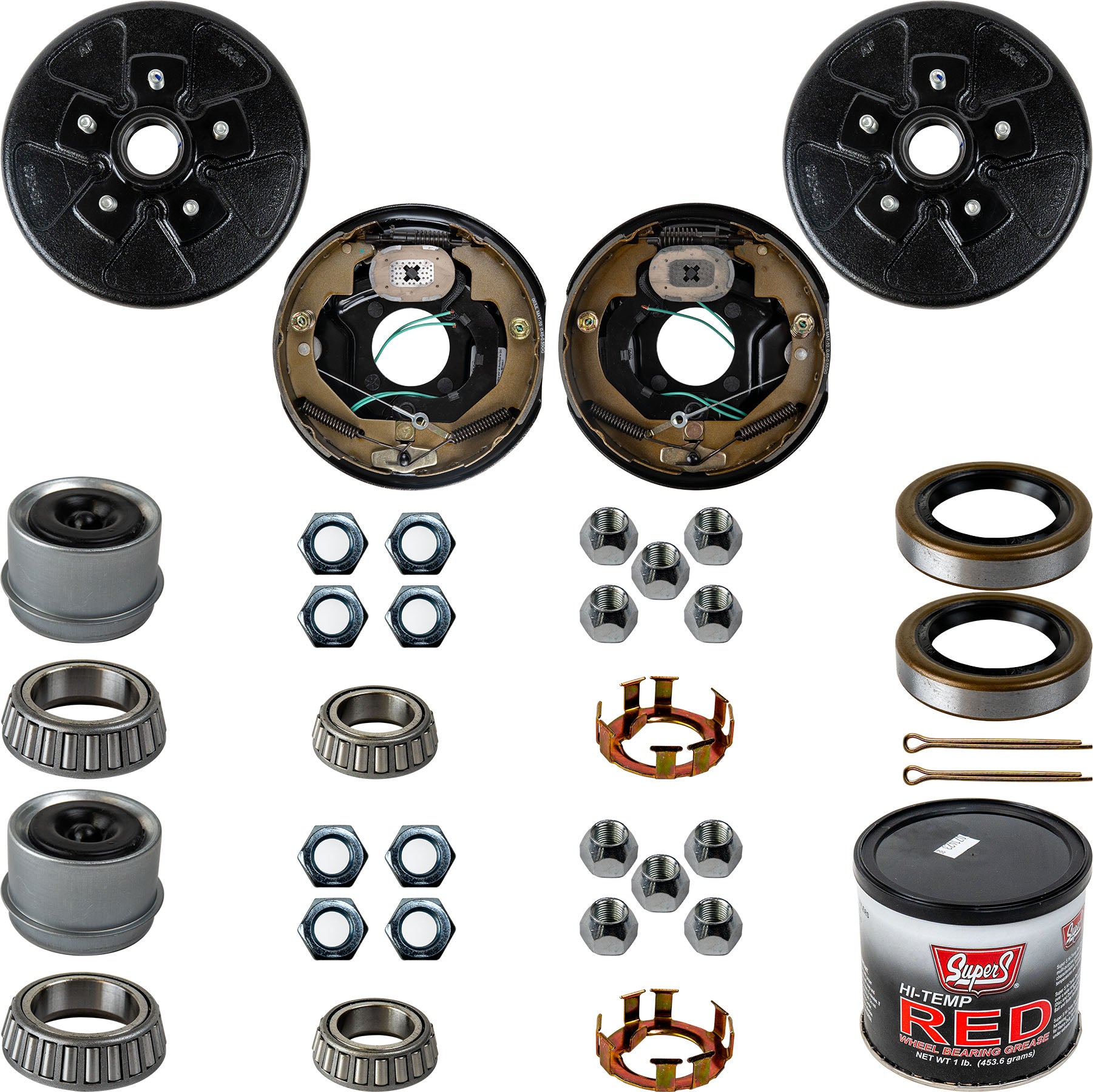 3.5k Trailer Axle Hub and Drum - 5 lug - The Trailer Parts Outlet