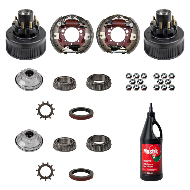 12,000 lb Trailer Axle Hydraulic Drum Brake TK Service Kit - 12K Capacity