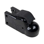 Stegewop 2" Forged A-Frame Trailer Coupler With Trigger Latch SAE Class III 7000 Lb For Towing RV, Boat, Camper (Black)(7000LBS 2
