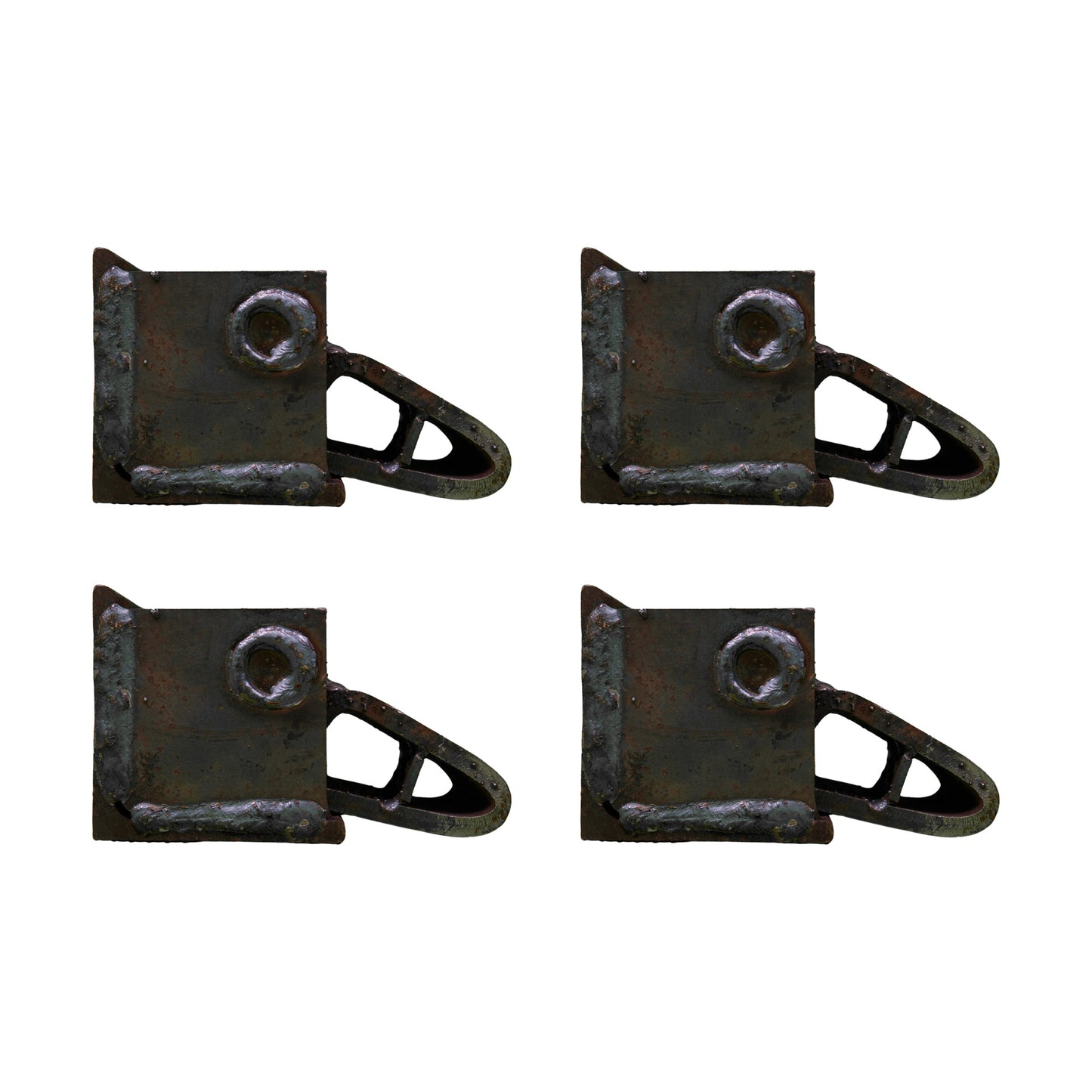Weld-On Dump Trailer Pivot Hinge - Set of 4