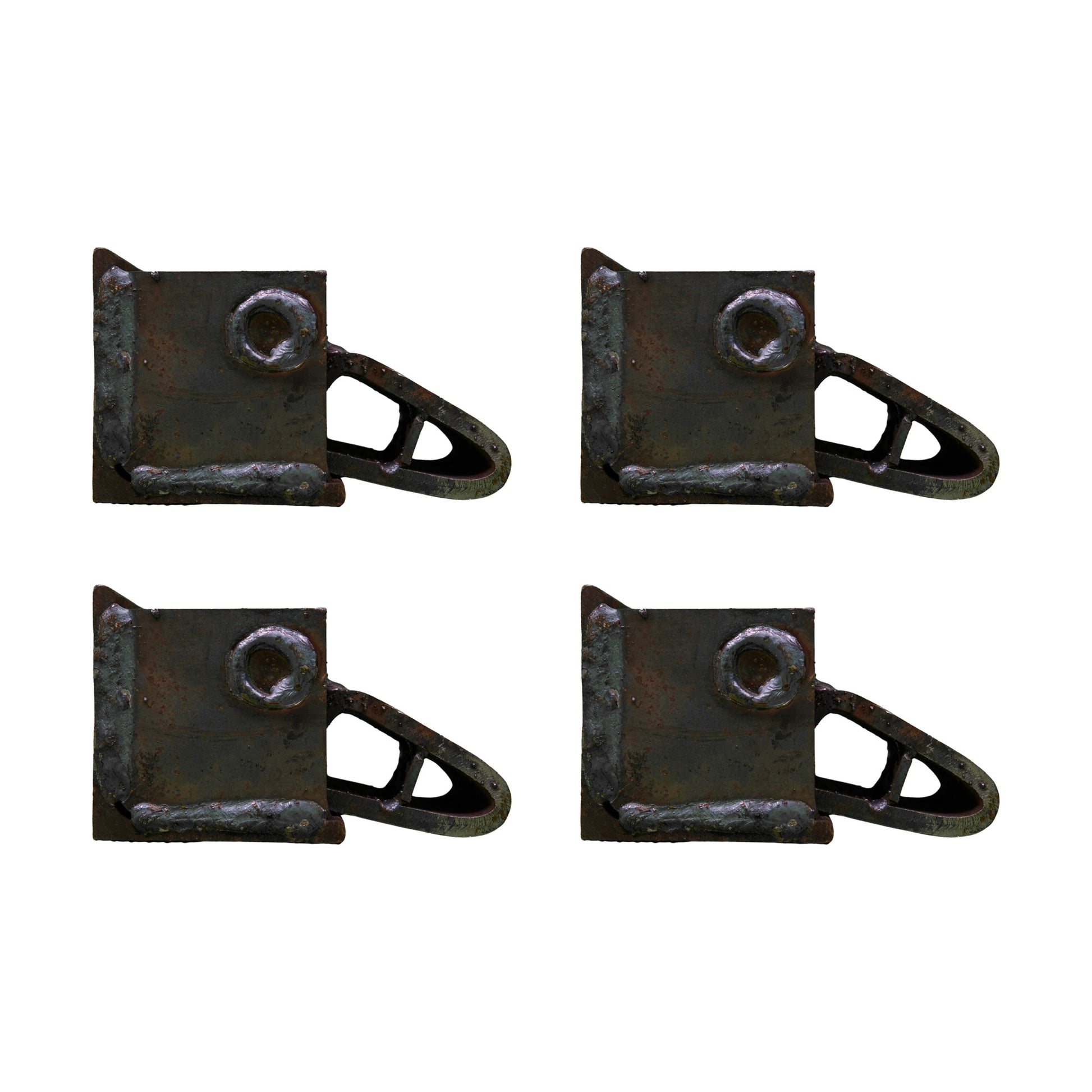 Weld-On Dump Trailer Pivot Hinge - Set of 4