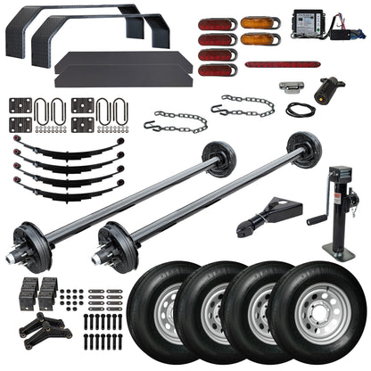 MP121882 Complete DIY Bumper Pull Trailer Kit with Blueprint