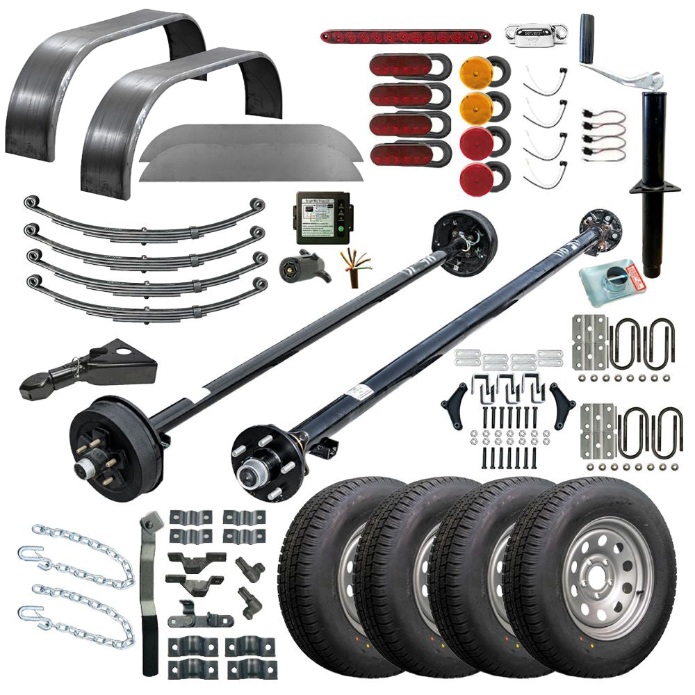 16'x8' Covered Cargo Trailer DIY Master Plan & Blueprint - Includes Detailed Plans, Cut List, & Parts Kit Info