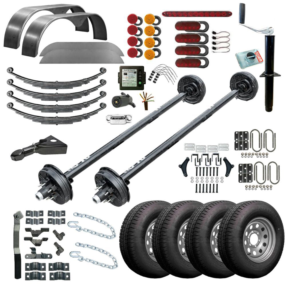 16'x8' Covered Cargo Trailer DIY Master Plan & Blueprint - Includes Detailed Plans, Cut List, & Parts Kit Info