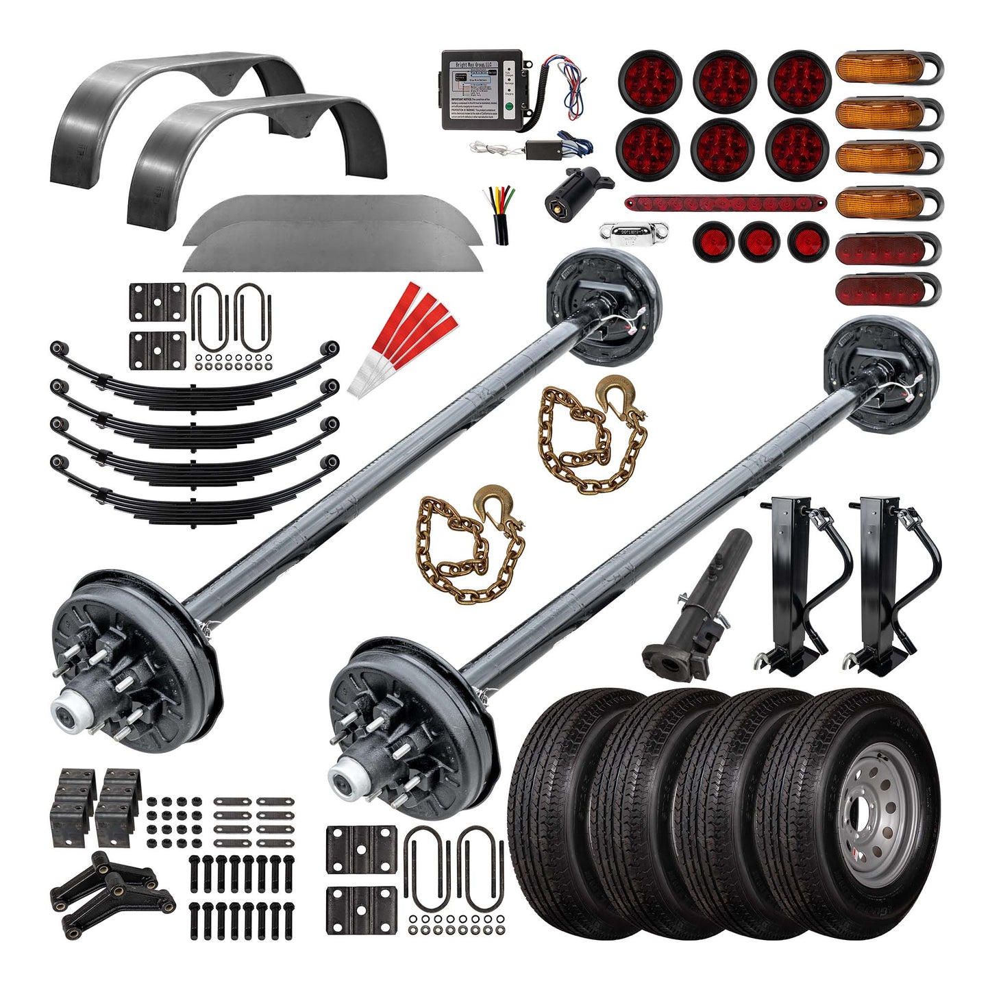 26XT - 26'x102" Tándem Axle Gooseneck Trailer DIY Master Plan - 20 pasos prácticos 