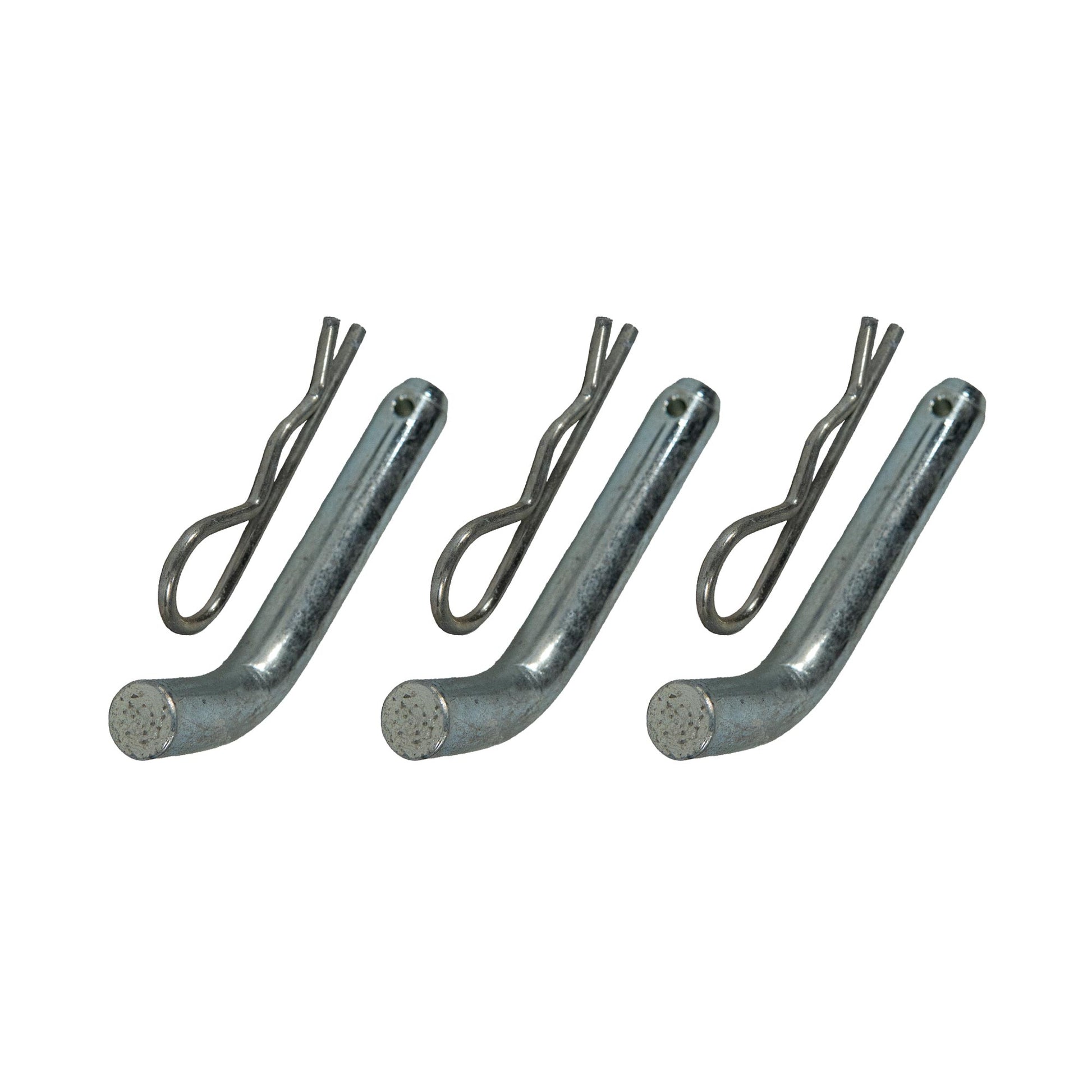 Zinc Hitch Pin 1/2 inch and 3mm Clip for Trailers PS-18001 (Pack of 1, 3 or 100)